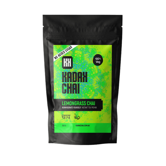 Instant lemon grass chai tea powder