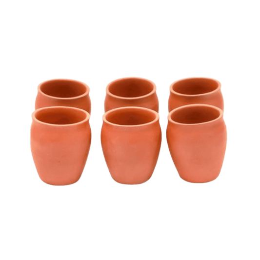 Pack of 6 kullads - Clay cups for chai