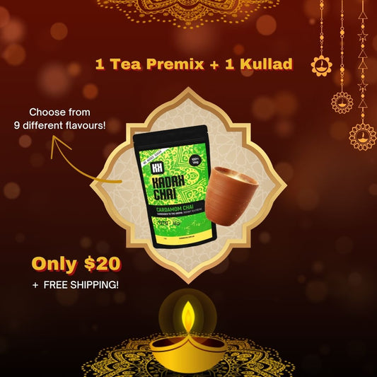 Diwali Tea Bundle 1 (1 Premix + 1 Kullad)