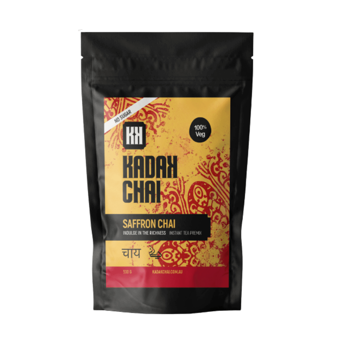 Instant Desi Saffron (Kesar) chai tea powder